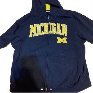 ❗️SOLD❗️michigan zip up hoodie